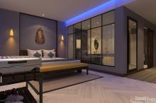 Khmer Interior Bedroom VIP Premium Singal Bed Hotel-EP13 in Cambodia